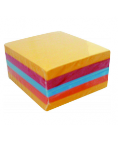 Cub hartie 9X9 culori pale, 400 file/set