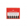 Patroane cernela scurte Faber Castell 6 bucati/set 