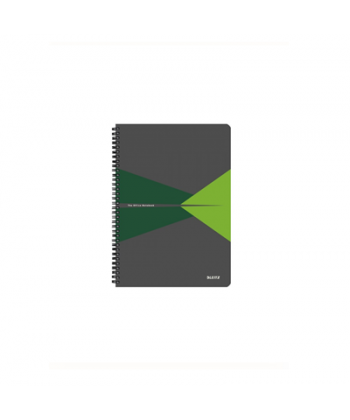 Caiet cu spira A5 Leitz Office, coperti PP, 90 file