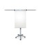 Flipchart magnetic cu roti si brate 68x106cm