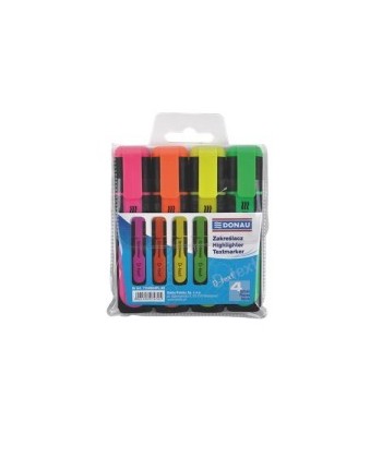 Text marker Donau cu grip 4/set